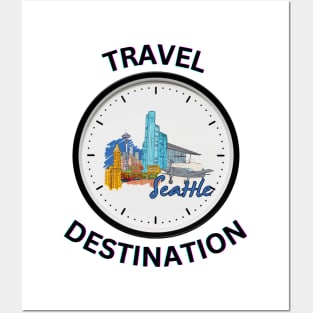 Travel to Seattle Posters and Art